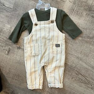 Baby boy overalls outfit